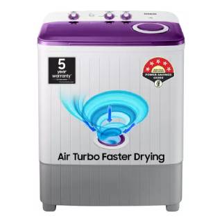 SAMSUNG 5 star,Air Turbo Drying Semi Automatic Washing Machine Start at Rs.8990+ 10% Bank off